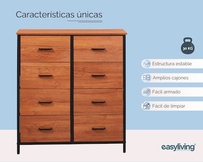 Foto 2 | Credenza y Organizador Easy Living Miller Negra