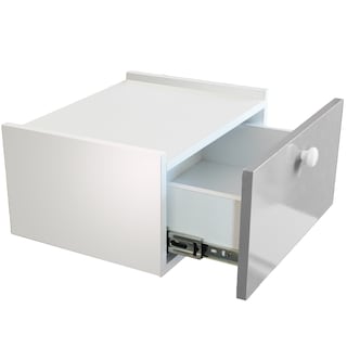 Foto 2 | Cajonera Buro Mesa Fotante Mdf Recamara Gris
