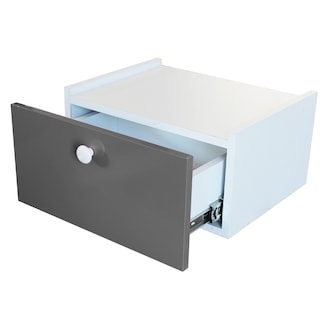 Foto 1 | Cajonera Buro Mesa Fotante Mdf Recamara Negro