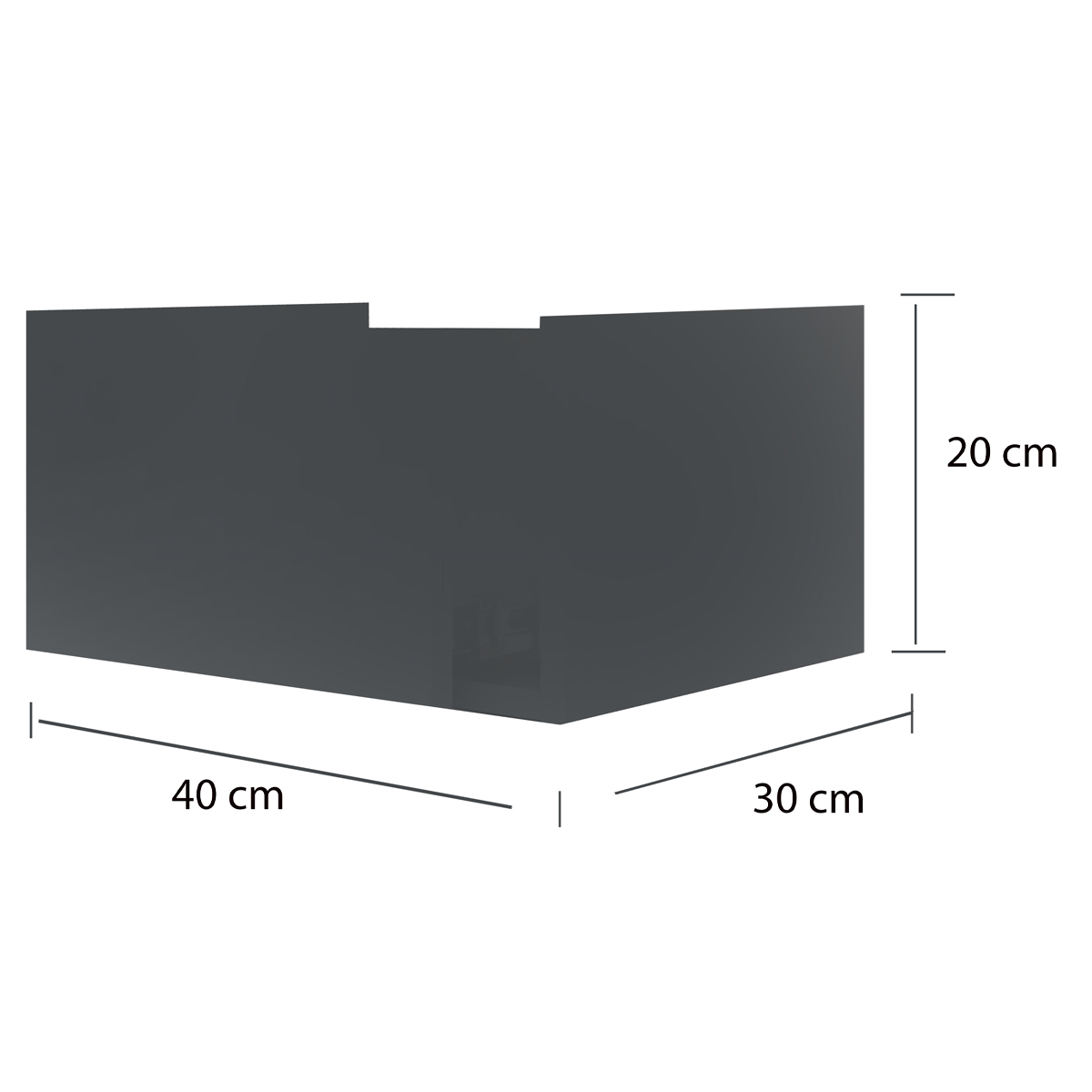 Foto 5 pulgar | Cajonera Buro Mesa Fotante Mdf Recamara Negro