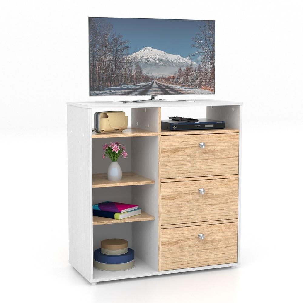 Cómoda Eponine Maderkit Color Blanco/rovere