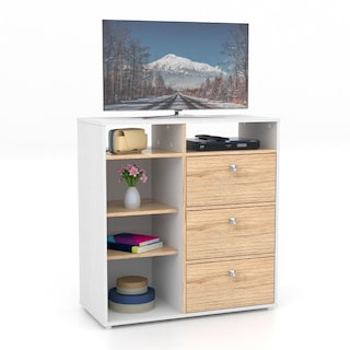 Foto 1 | Cómoda Eponine Maderkit Color Blanco/rovere