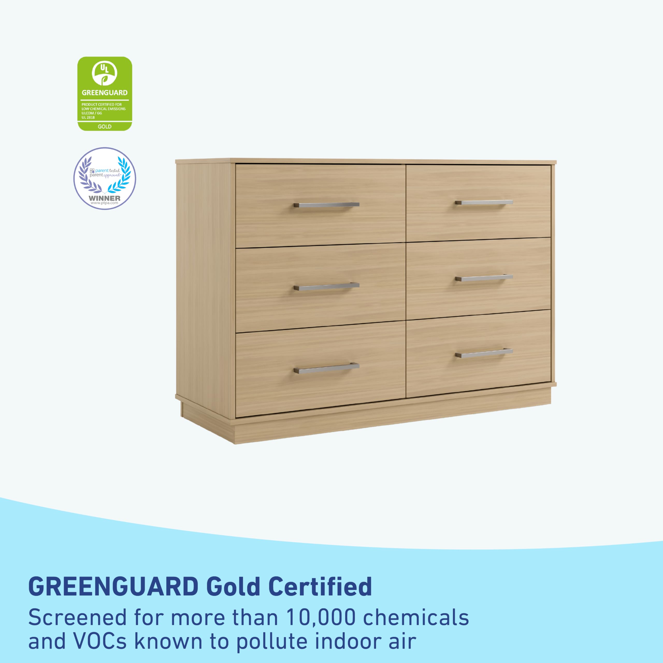 Foto 3 pulgar | Cómoda De Dormitorio Graco Essentials De 6 Cajones Driftwood Kids - Venta Internacional.