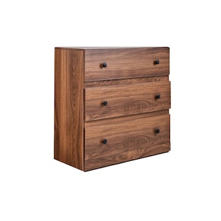 Foto 2 | Cómoda Cajonera De 3 Cajones Color Nogal - Madera Mdf