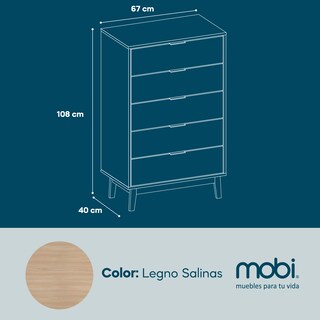 Foto 5 | Cómoda Mobi Canarias Legno Salinas