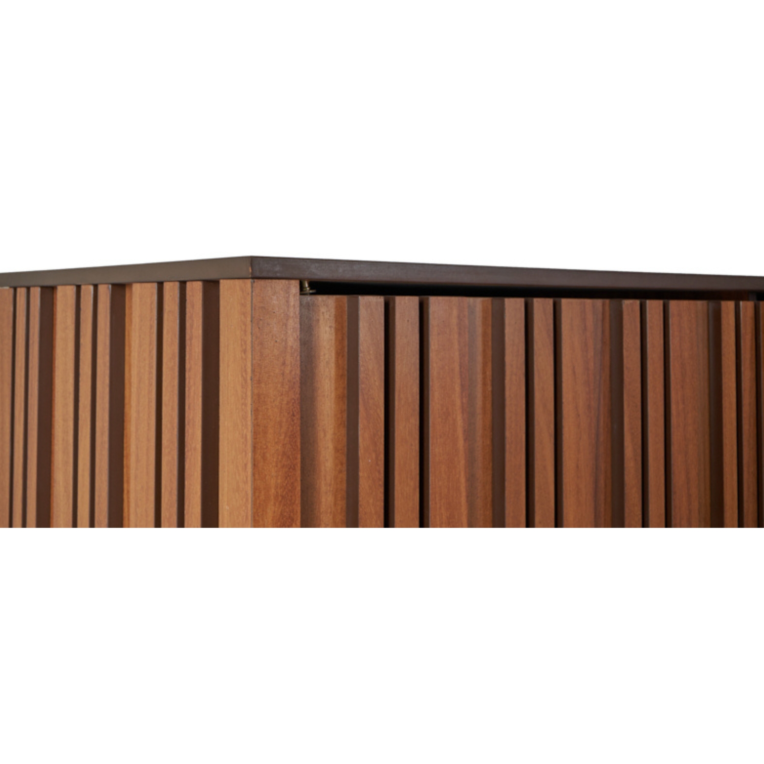 Foto 4 | Cómoda - Cajonera Con 2 Cajones Y 2 Puertas Color Parota - Chapa