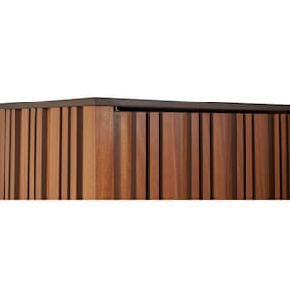 Foto 4 | Cómoda - Cajonera Con 2 Cajones Y 2 Puertas Color Parota - Chapa