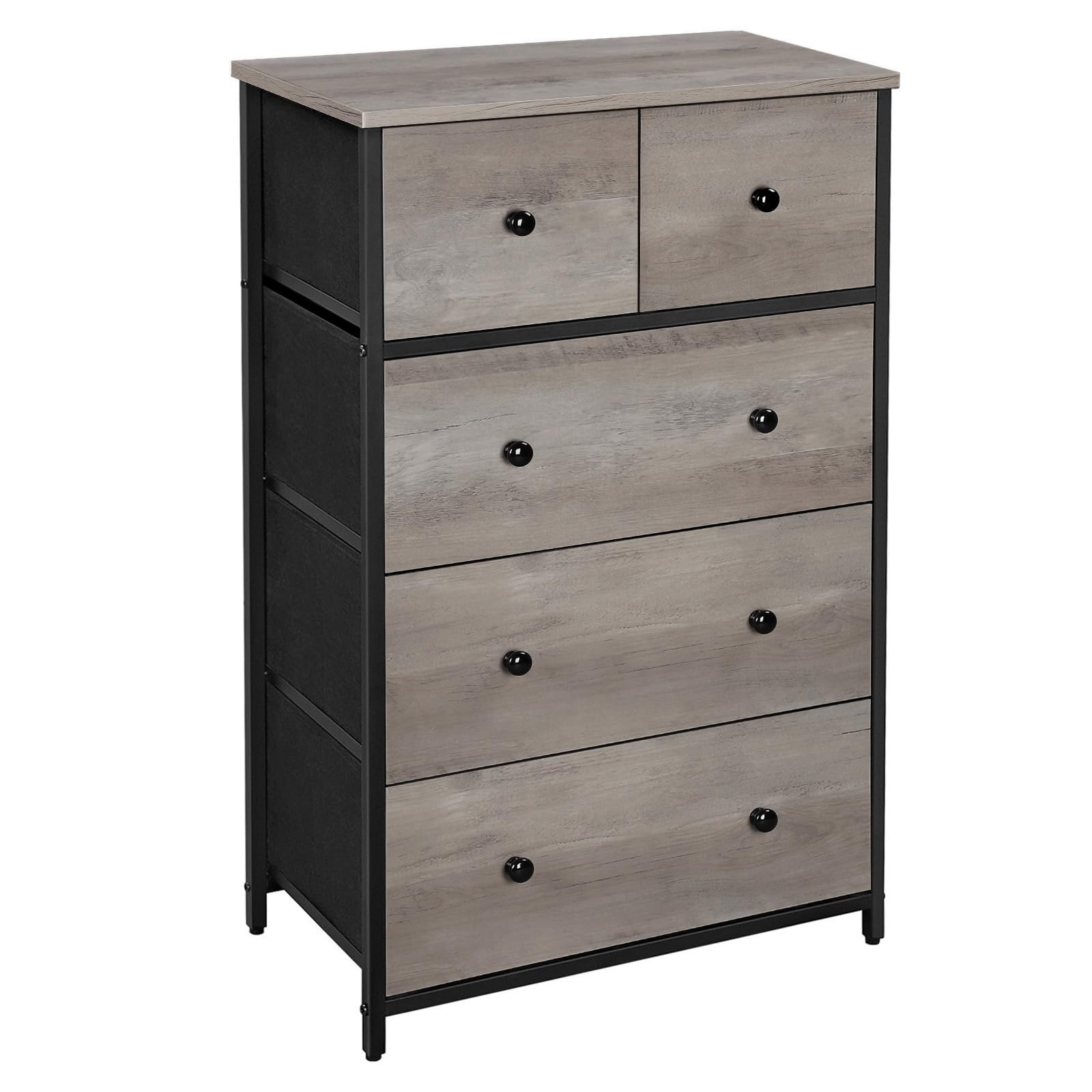 Unidad De Almacenamiento Songmics Dresser De Estilo Industrial Con 5 Cajones