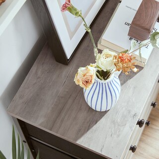 Foto 8 | Unidad De Almacenamiento Songmics Dresser De Estilo Industrial Con 5 Cajones