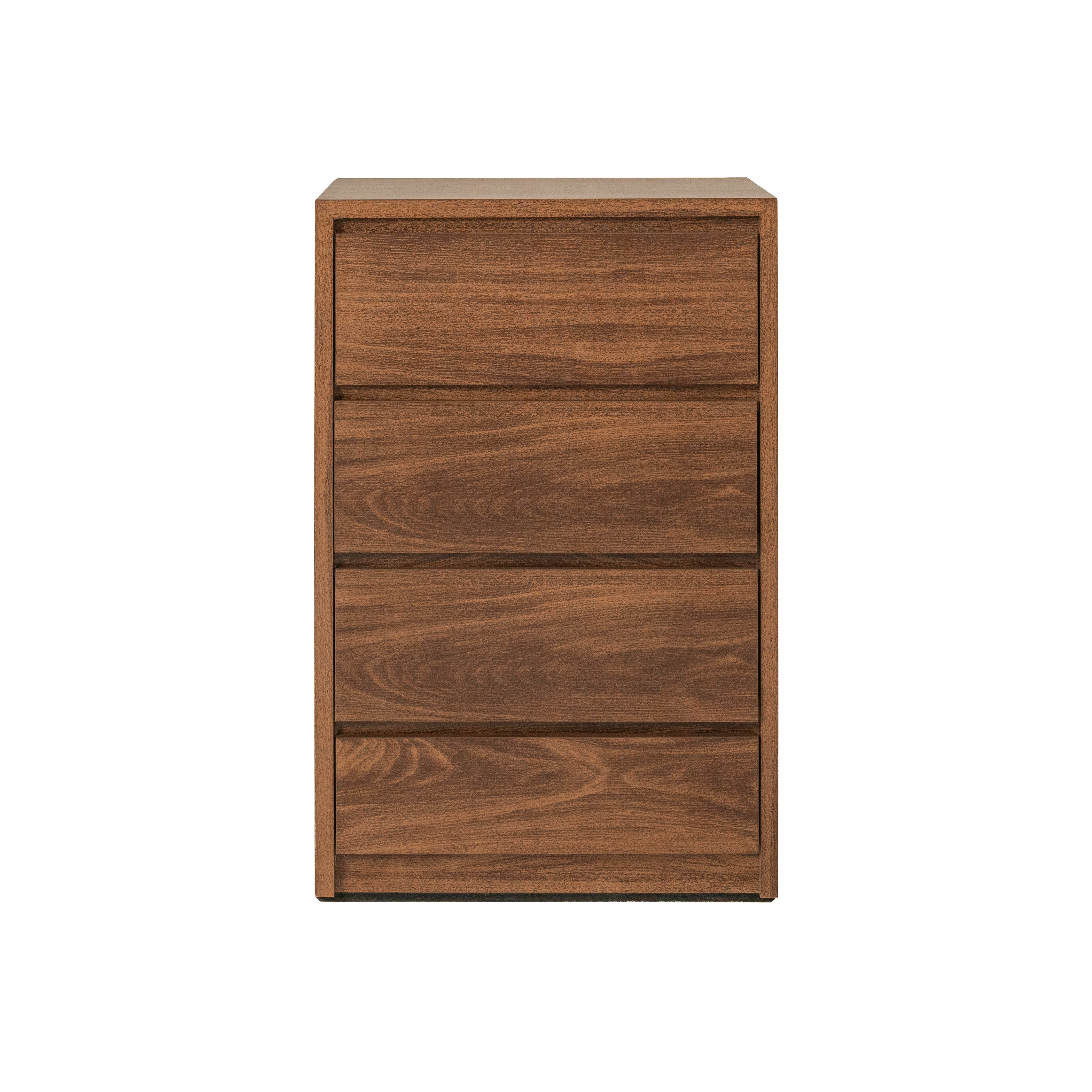 Foto 2 pulgar | Cómoda - Cajonera Con 4 Cajones Color Parota - Madera Industrializada