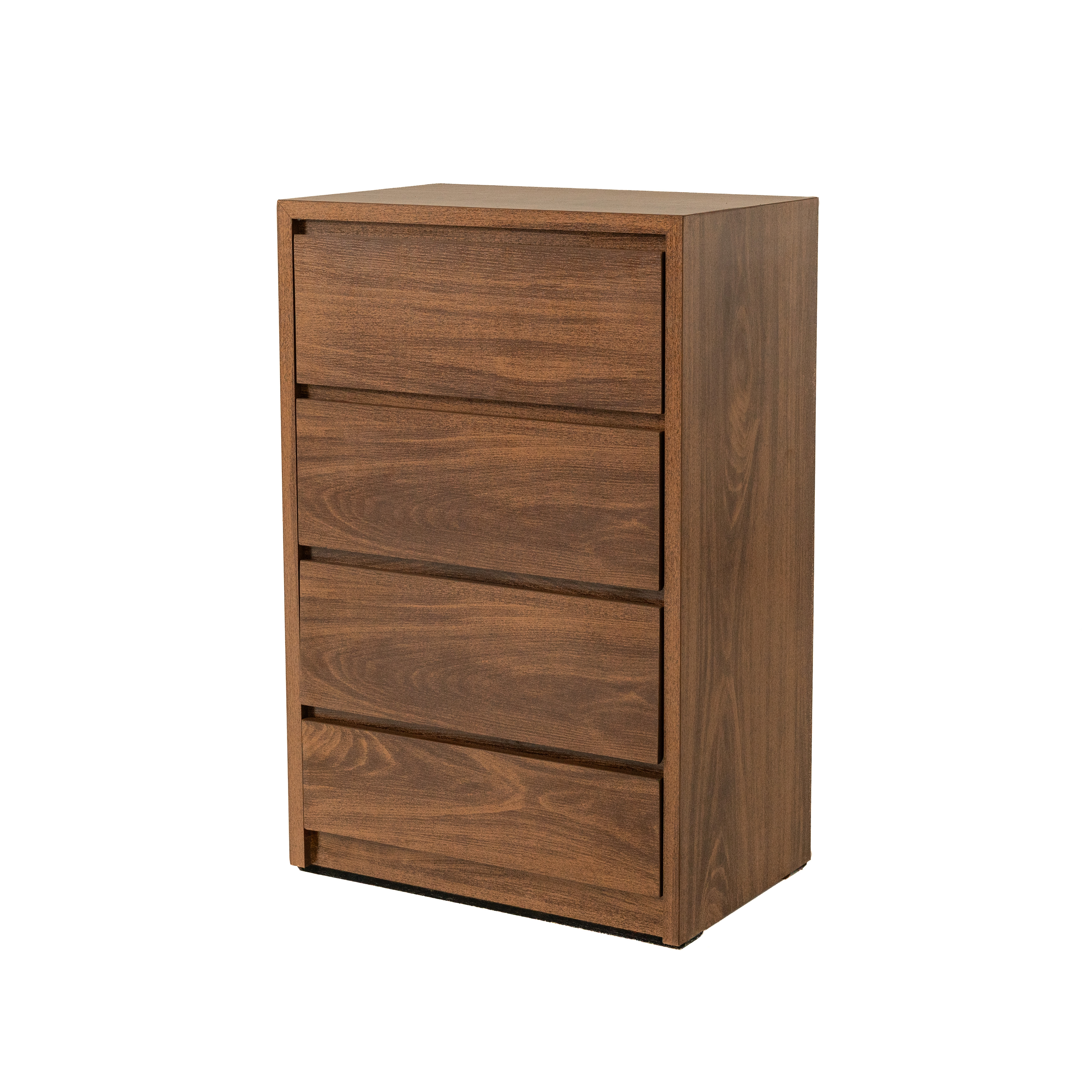 Foto 2 | Cómoda - Cajonera Con 4 Cajones Color Parota - Madera Industrializada