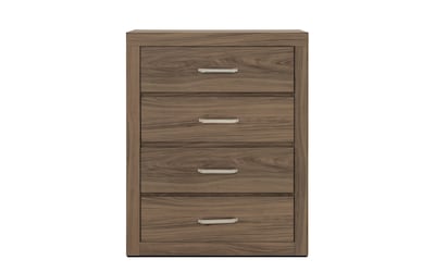 Foto 1 | Cómoda - Cajonera Con 4 Cajones Color Gris Con Jaladeras De Metal - Madera Industrializada