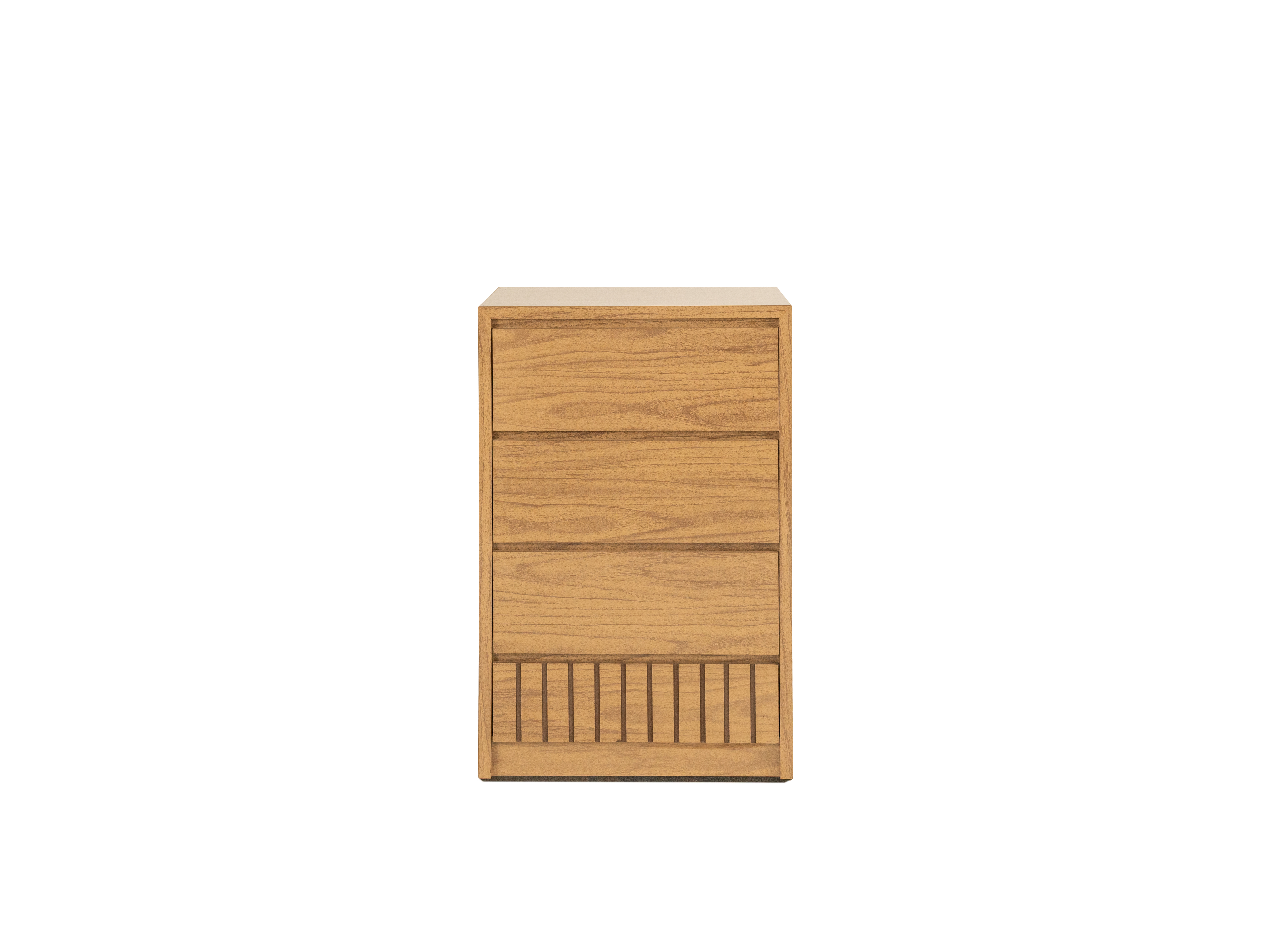 Foto 2 pulgar | Cómoda - Cajonera Con 4 Cajones Color Natural - Madera Industrializada
