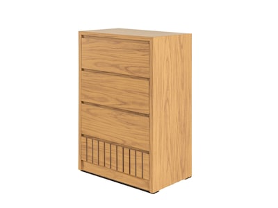 Foto 2 | Cómoda - Cajonera Con 4 Cajones Color Natural - Madera Industrializada