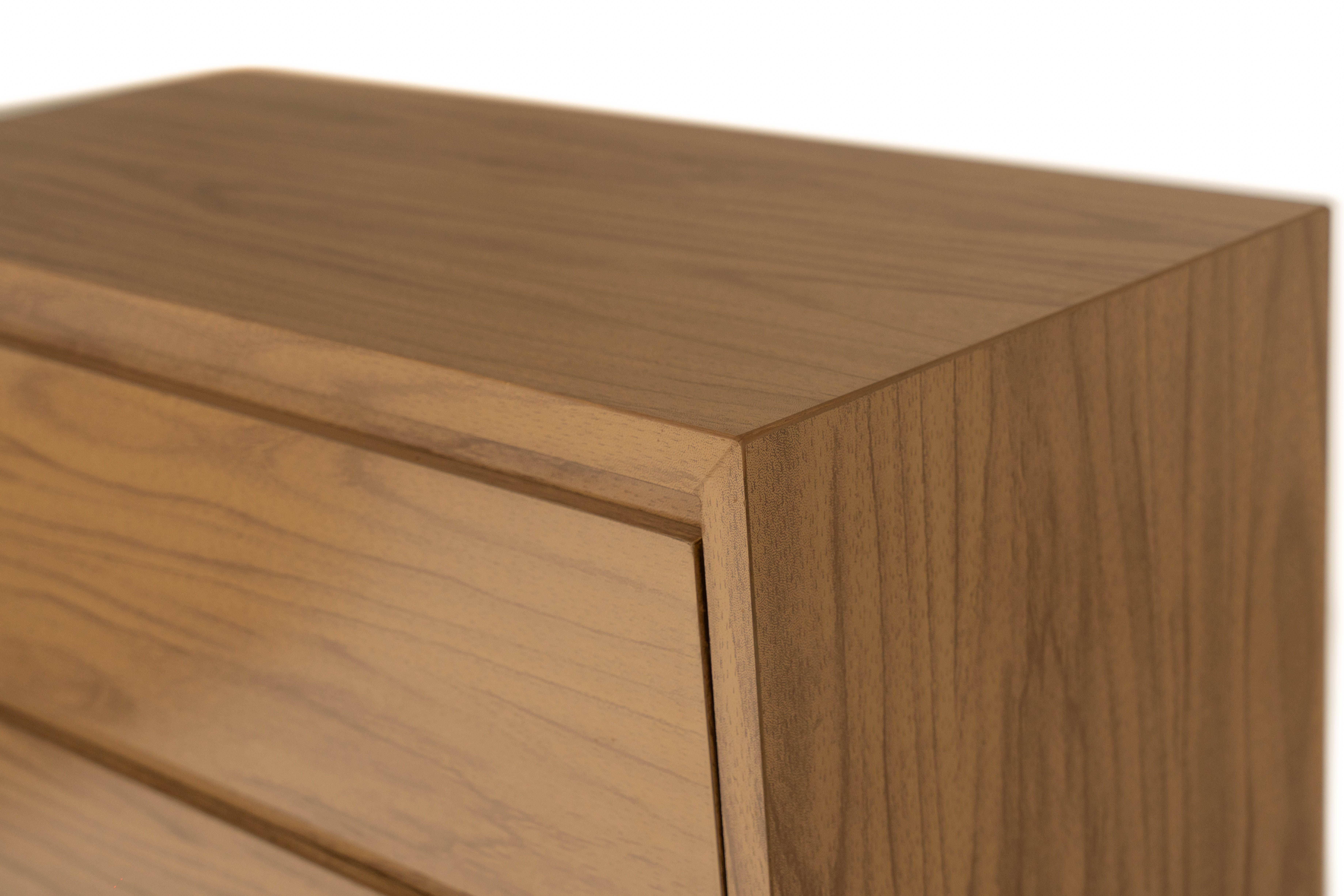 Foto 4 pulgar | Cómoda - Cajonera Con 4 Cajones Color Natural - Madera Industrializada