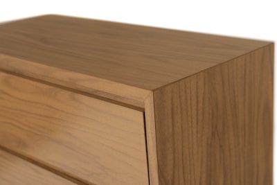 Foto 3 | Cómoda - Cajonera Con 4 Cajones Color Natural - Madera Industrializada