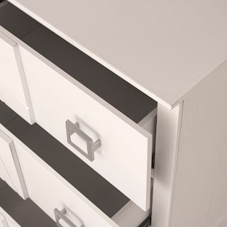 Foto 5 | Cómoda - Cajonera Con 3 Cajones Y 1 Compartimento Color Blanco - Madera Industrializada