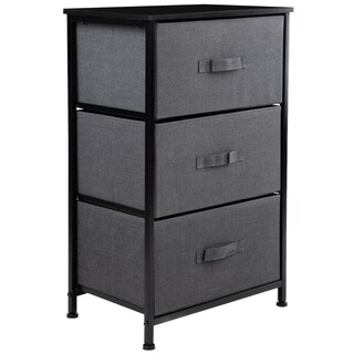Foto 1 | Comoda Cajonera De 3 Cajones Mueble Organizador Tela Madera