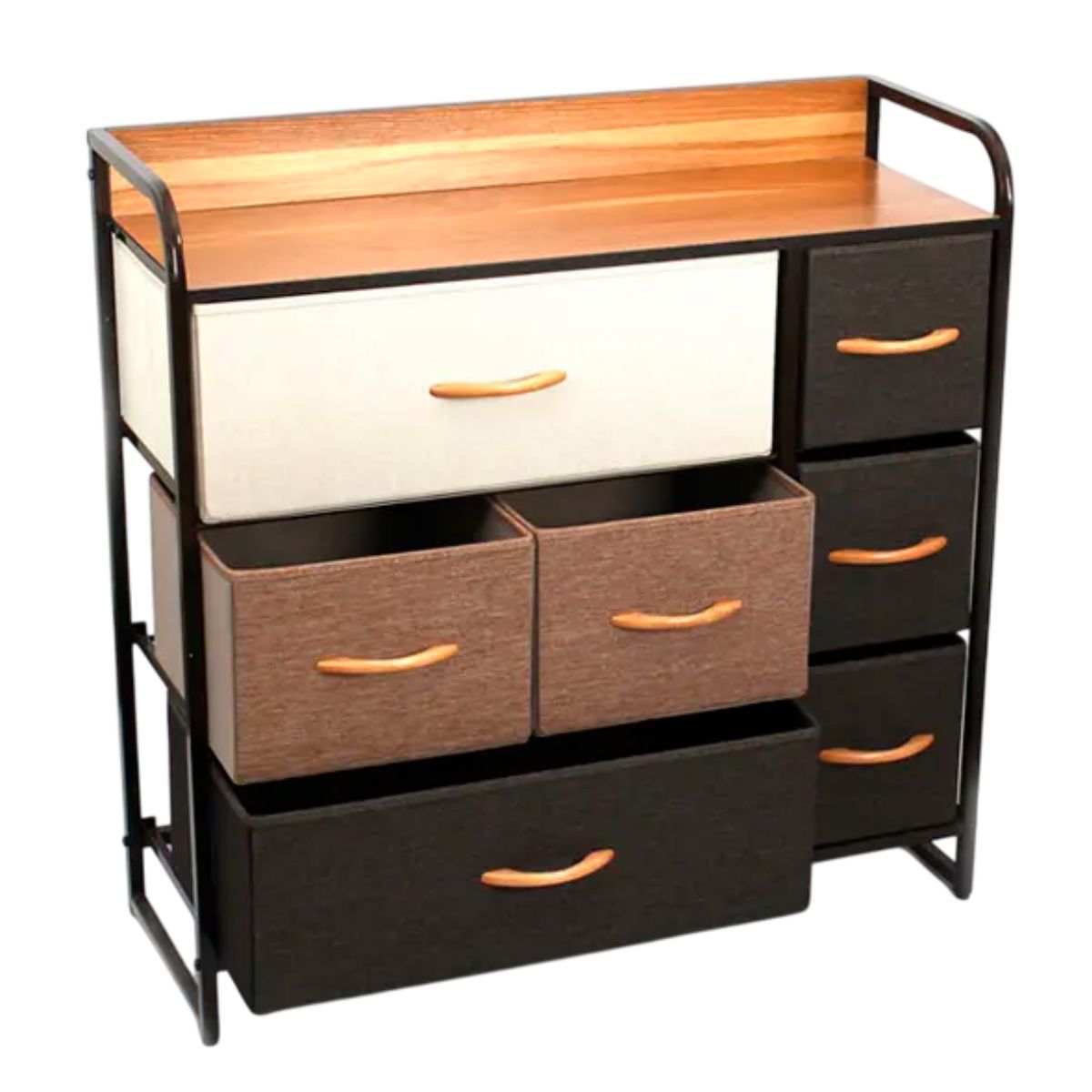 Foto 4 pulgar | Cajonera De 7 Cajones Bluelander Café Con 3 Niveles Y 1 Repisa