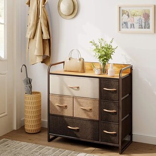 Foto 5 | Cajonera De 7 Cajones Bluelander Café Con 3 Niveles Y 1 Repisa