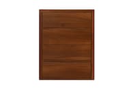 Cómoda - Cajonera Con 4 Cajones Color Nogal - Madera Industrializada