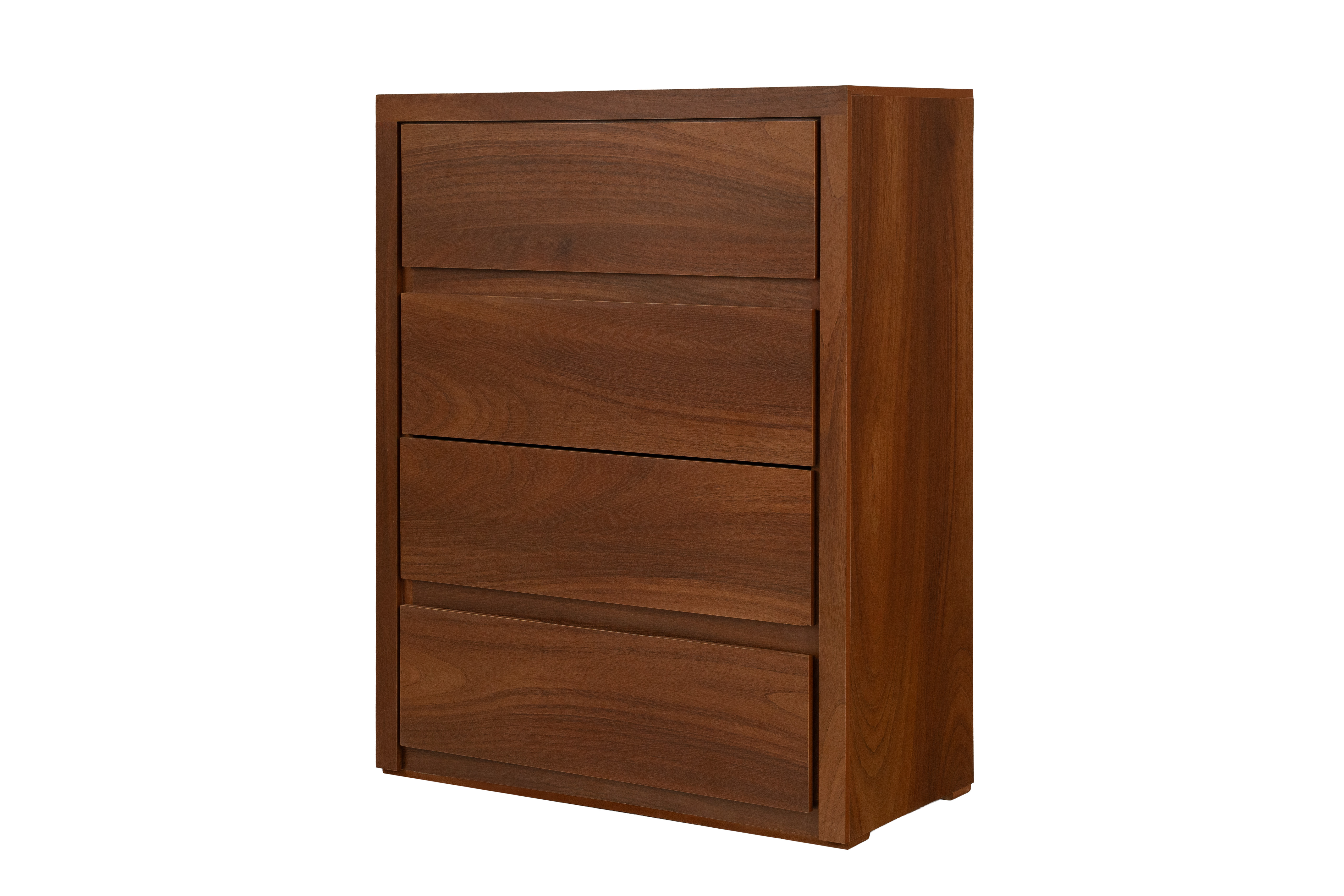 Foto 2 | Cómoda - Cajonera Con 4 Cajones Color Nogal - Madera Industrializada