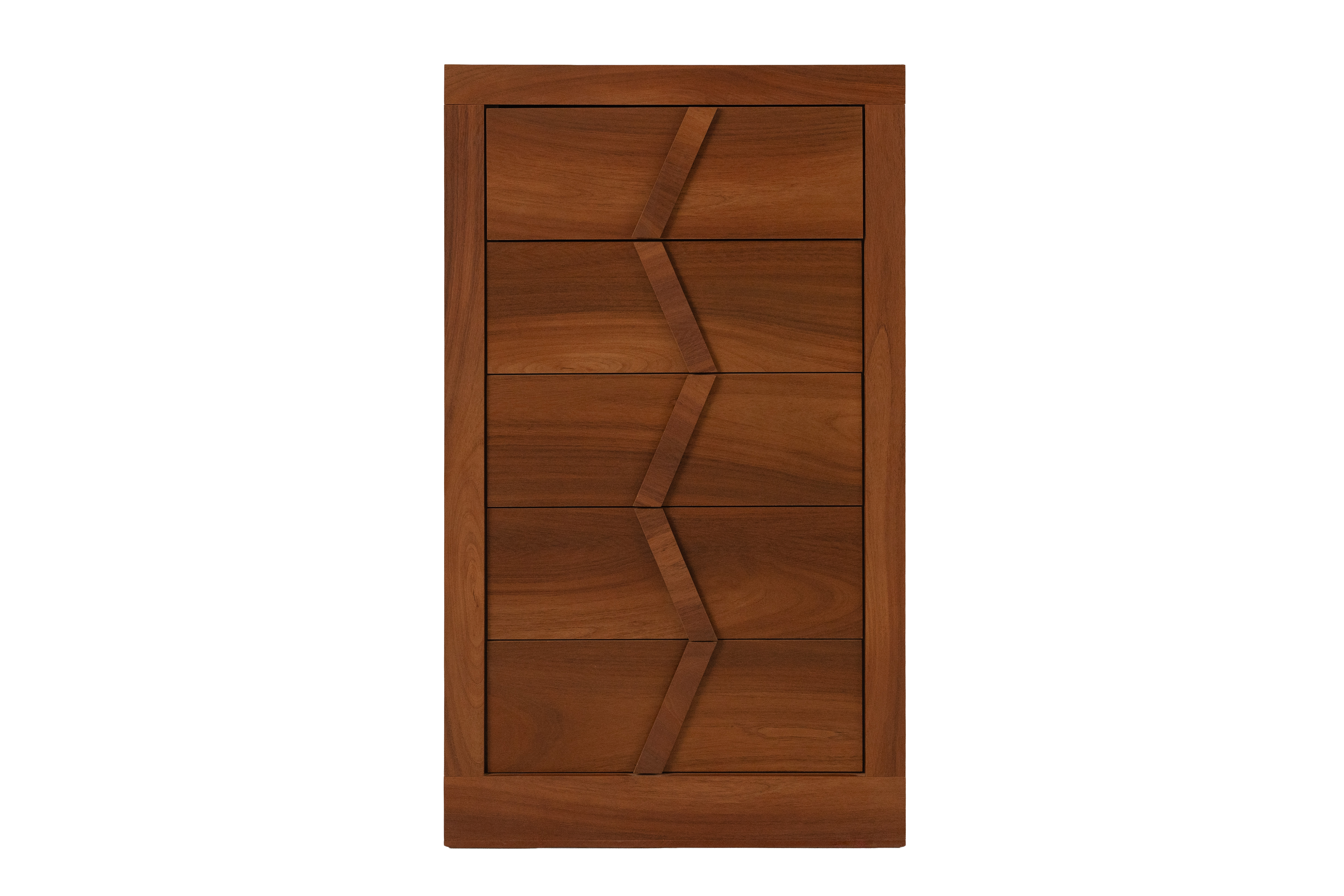Foto 2 pulgar | Cómoda - Cajonera Con 5 Cajones Color Parota - Melamina