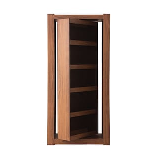 Foto 3 | Tocador - Cajonera Con 4 Cajones Y Espejo De Cuerpo Completo Color Nogal - Madera Industrializada