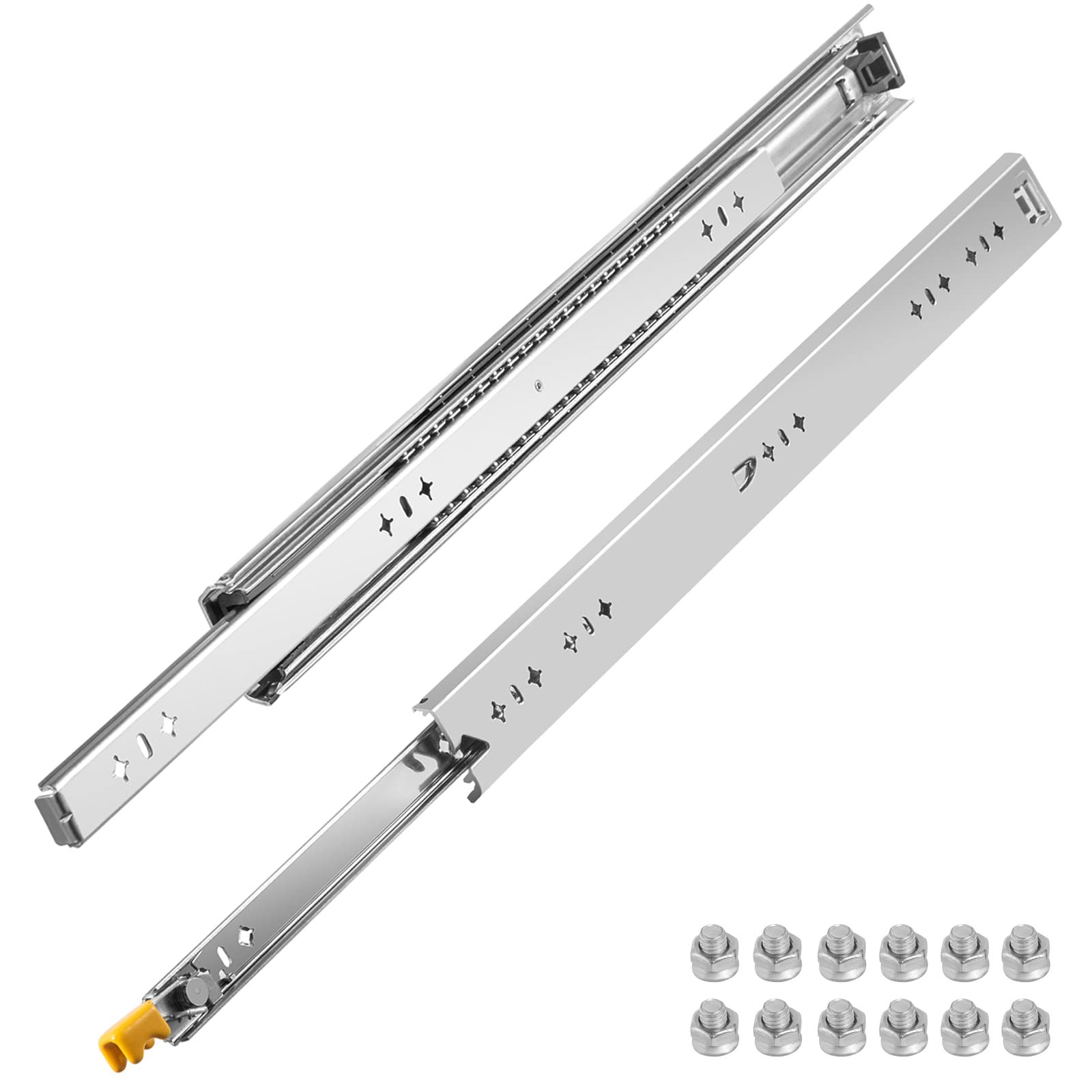 Diapositivas Para Cajones Vevor De 76,2 Cm, 1 Par De Tapas De Carga Con Cierre De 115 Kg. - Venta Internacional.