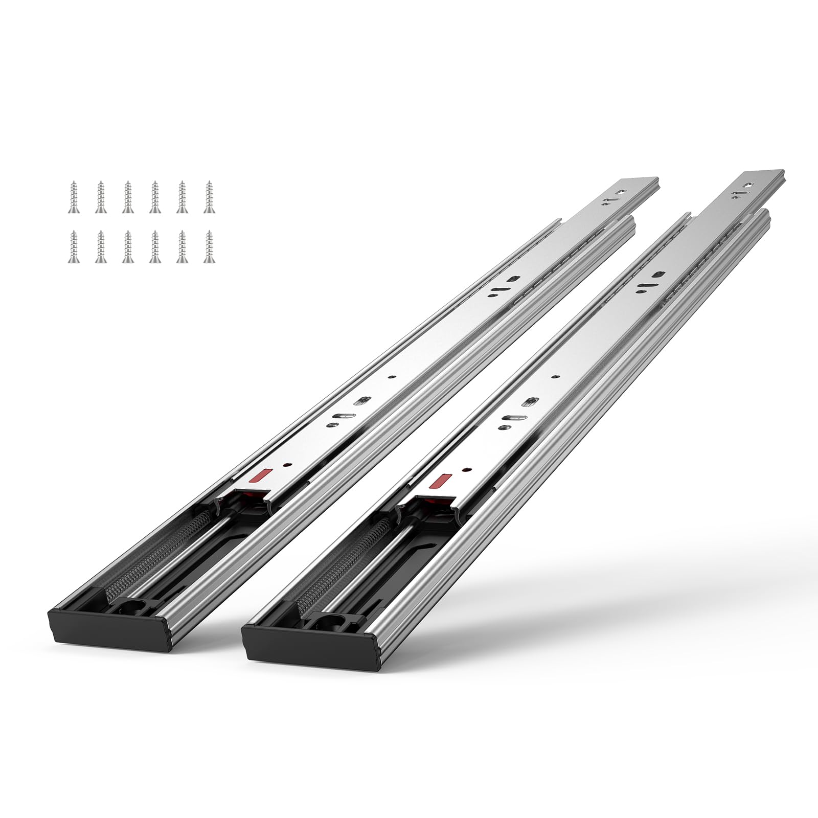 Foto 1 | Diapositivas Para Cajones Vevor, Cierre Suave, 60 Cm, Muy Resistentes, 45 Kg De Carga - Venta Internacional.