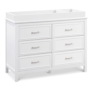Foto 6 | Cómoda Davinci Charlie Con 6 Cajones Dobles, Color Blanco - Venta Internacional.