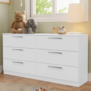 Foto 2 | Cómoda Madesa Infantil Con 6 Cajones Para Dormitorio Blanco