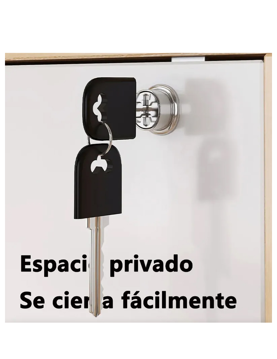 Foto 6 | Extraíble De Oficina Archivador De 3 Cajones Con 1 Puerta Cafe