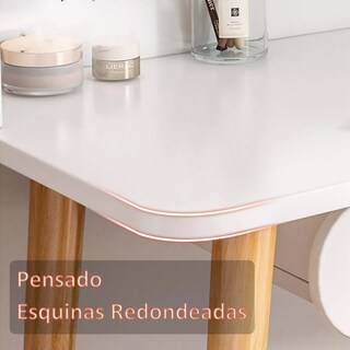 Foto 5 | Tocador de Dormitorio con Espejo Led Blanco