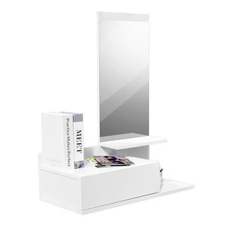 Foto 1 | Recibidor Top Living Manchester Con Espejo Y Cajón Blanco