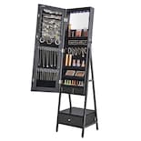 Armario Para Joyas Songmics Con Espejo Led Y Almacenamiento - Venta Internacional.