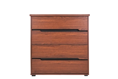 Foto 6 | Tocador - Cajonera Y Espejo De Cuerpo Completo Giratorio Color Nogal - Madera Mdf Y Melamina