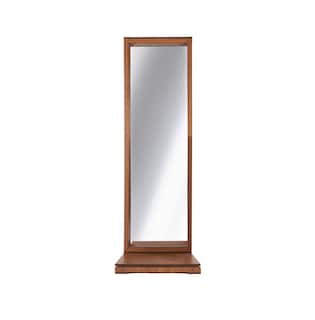 Foto 1 | Espejo De Cuerpo Completo / De Pie Color Nogal - Madera Mdf Y Melamina