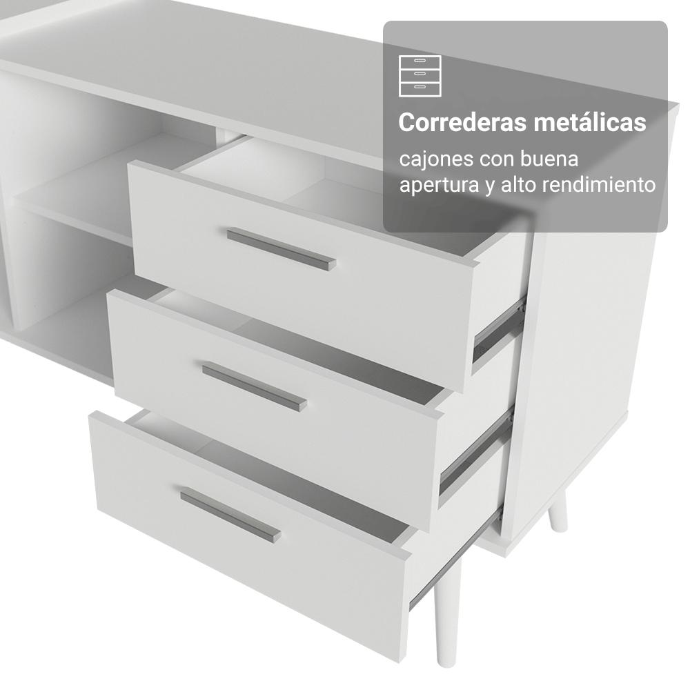 Foto 5 | Tocador De Esquina Para Maquillaje O Escritorio Madesa Bb
