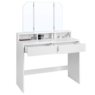 Foto 1 | Set Vanity Vasagle con Tri-fold Mirror White Urdt115w01v1