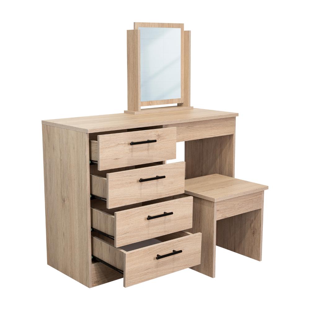Foto 5 pulgar | Mueble Tocador Wesley Beige Y Blanco Virtual Muebles