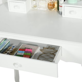 Foto 8 | Tocador Furniturer Enos Blanco 70 X 40 X 129.5 Cm