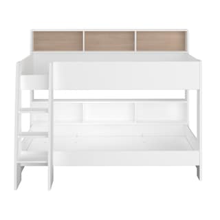 Foto 1 | Litera con Estructura de Madera Industrial Alterego Blanco