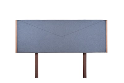 Foto 4 | Recámara King Size De 4 Piezas Con Cabecera, 2 Burós Y Tocador Color Nogal Y Gris - Madera Mdf Y Melamina