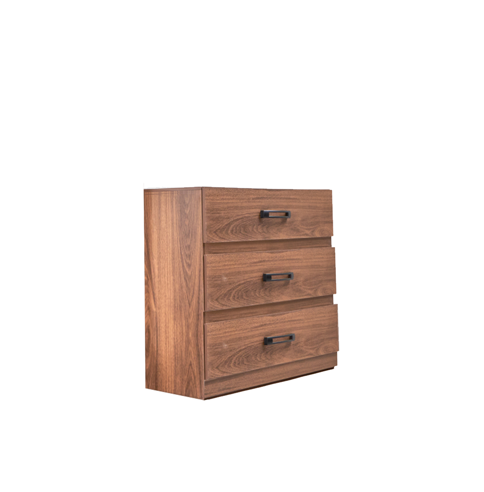 Foto 3 | Recámara King Size De 5 Piezas Con Cabecera, 2 Burós, Cajonera Y Espejo Color Nogal - Madera Mdf