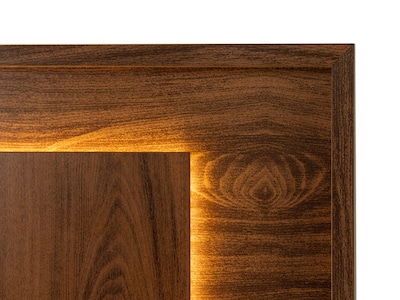 Foto 2 | Cabecera Con Luz King Size Color Parota - Madera Industrializada