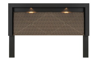 Foto 1 | Cabecera Con Luz King Size Color Chocolate - Madera Industrializada
