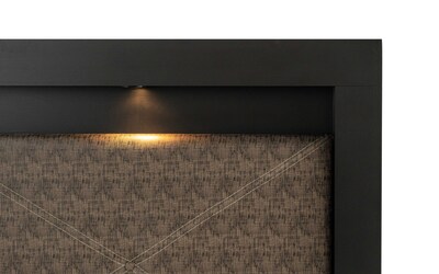 Foto 4 | Cabecera Con Luz King Size Color Chocolate - Madera Industrializada