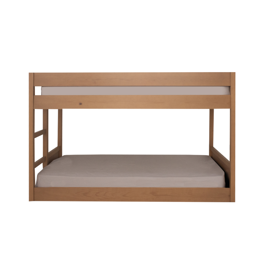Litera Para 2 Camas Individuales Color Natural - Madera Natural
