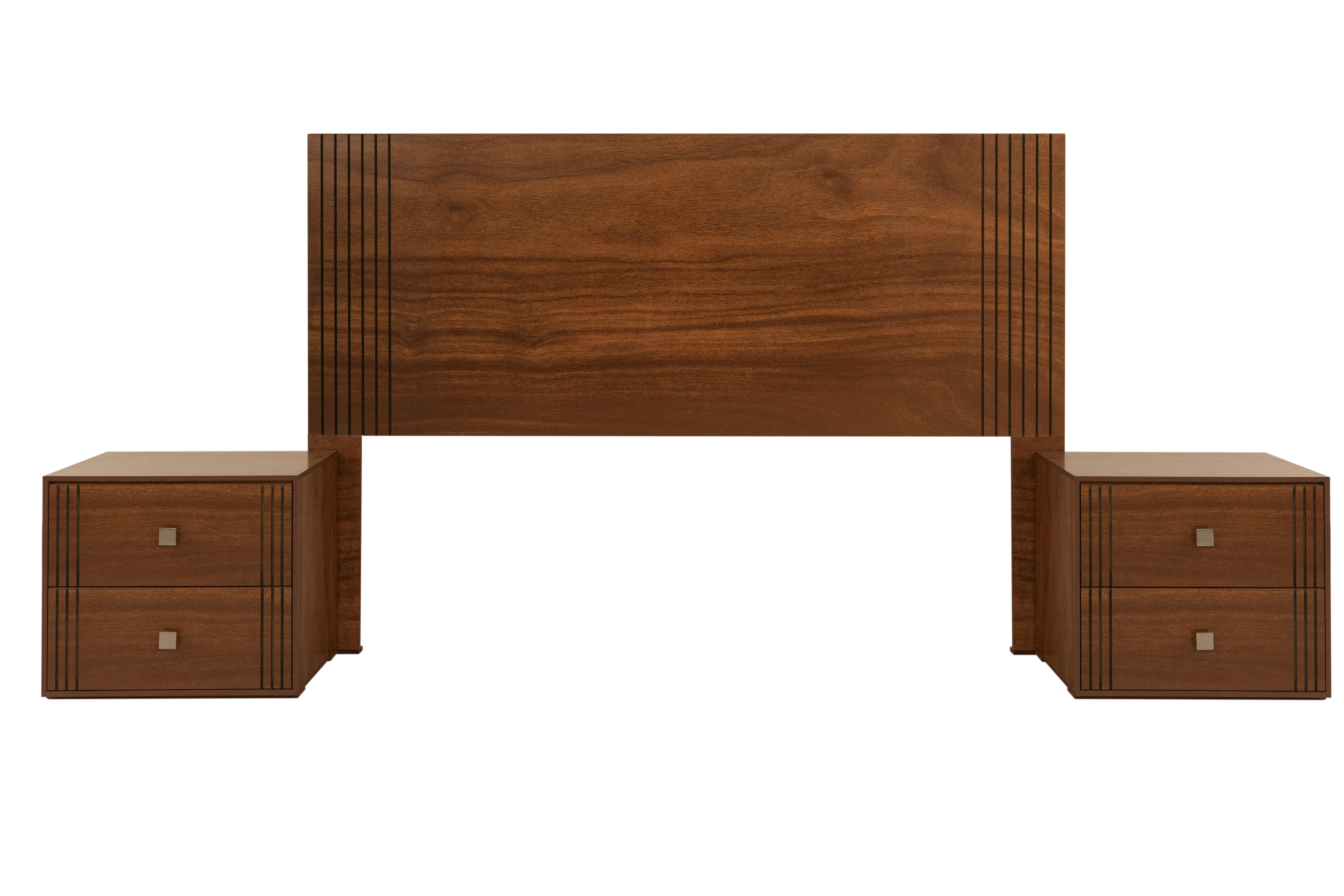 Foto 5 pulgar | Cabecera King Size Color Parota - Madera Industrializada